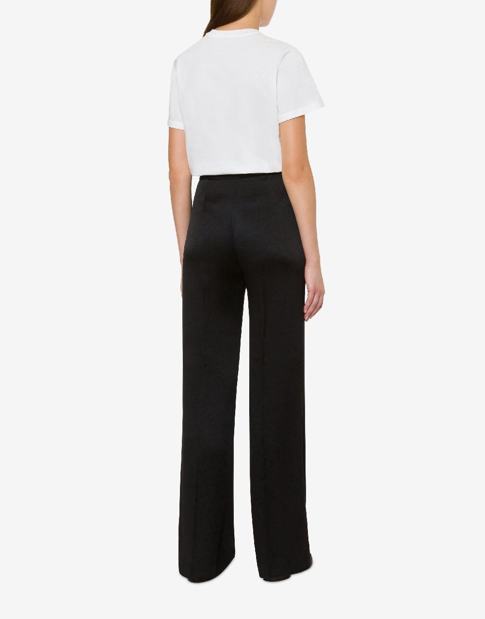 Alberta Ferretti T-shirt in jersey organico con ricamo Vendite Flash