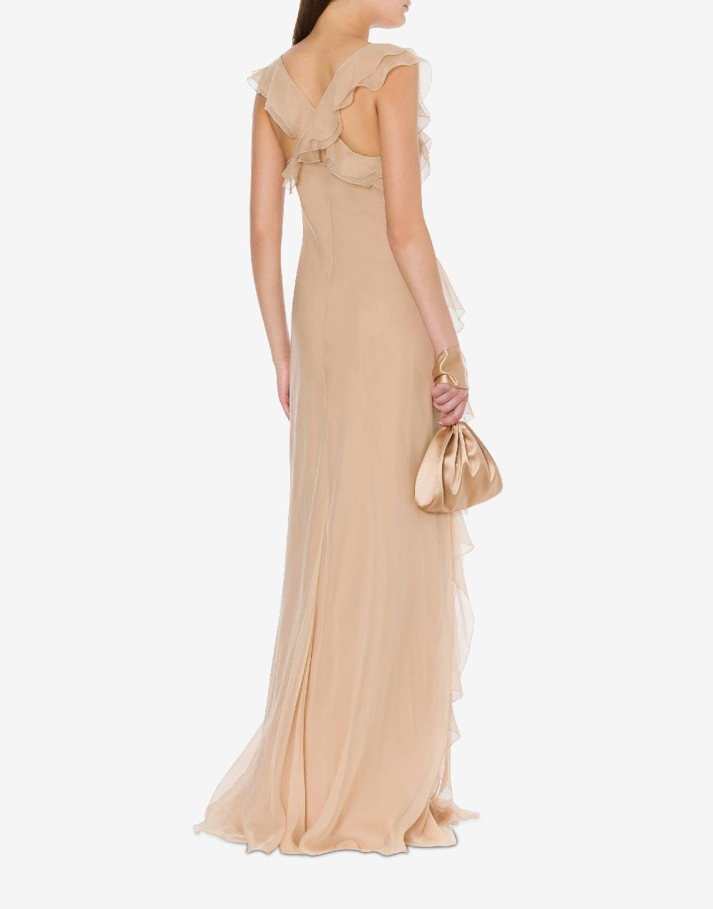 Alberta Ferretti Abito in chiffon organico Cocktail Italia