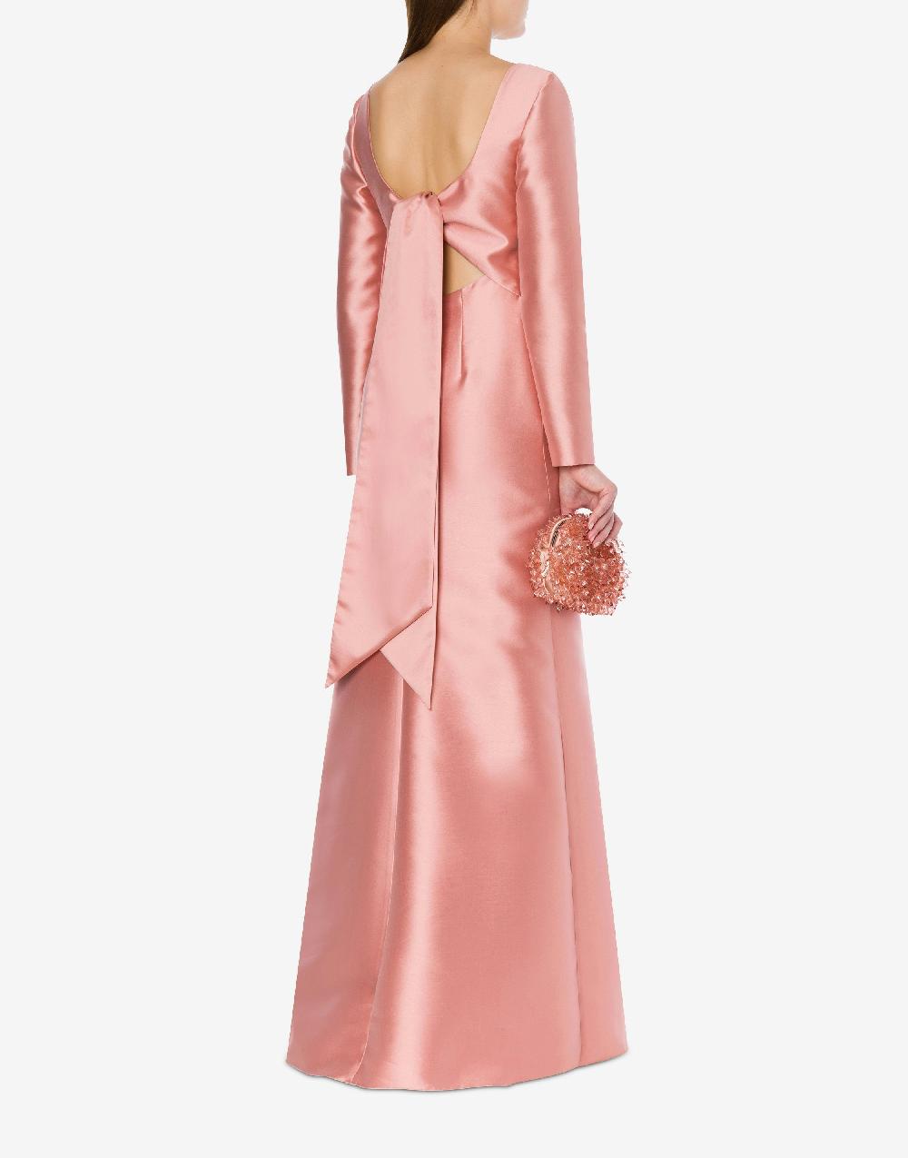 Alberta Ferretti Abito lungo in mikado Cocktail Outlet