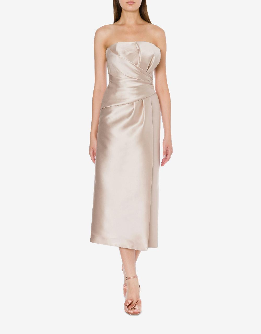 Alberta Ferretti Abito longuette in mikado Cocktail Promozione