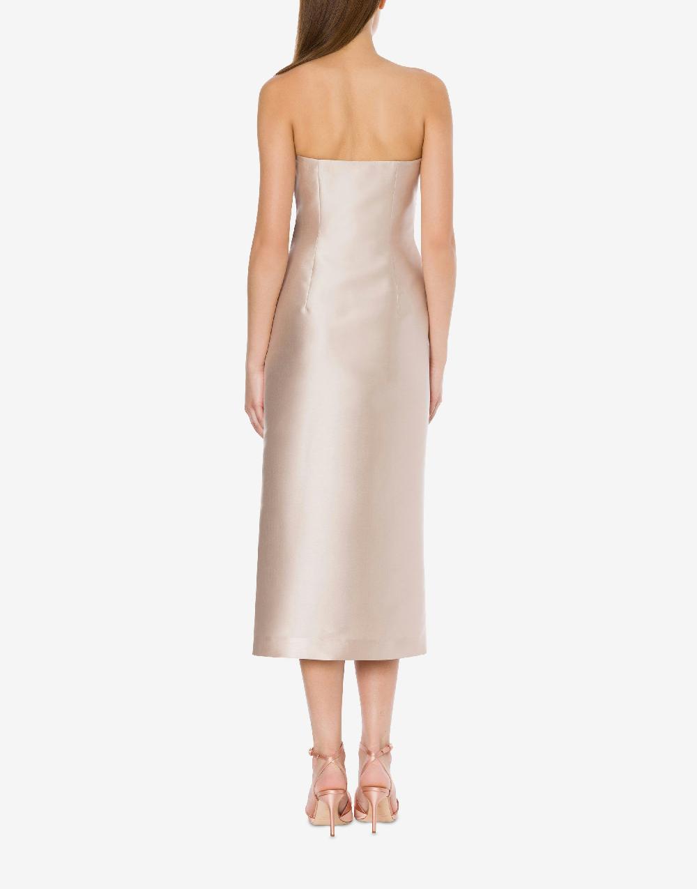 Alberta Ferretti Abito longuette in mikado Cocktail Promozione