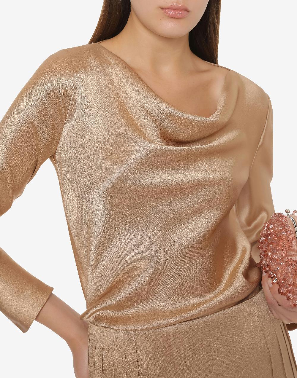 Alberta Ferretti Blusa in raso Cocktail Soddisfazione Garantita
