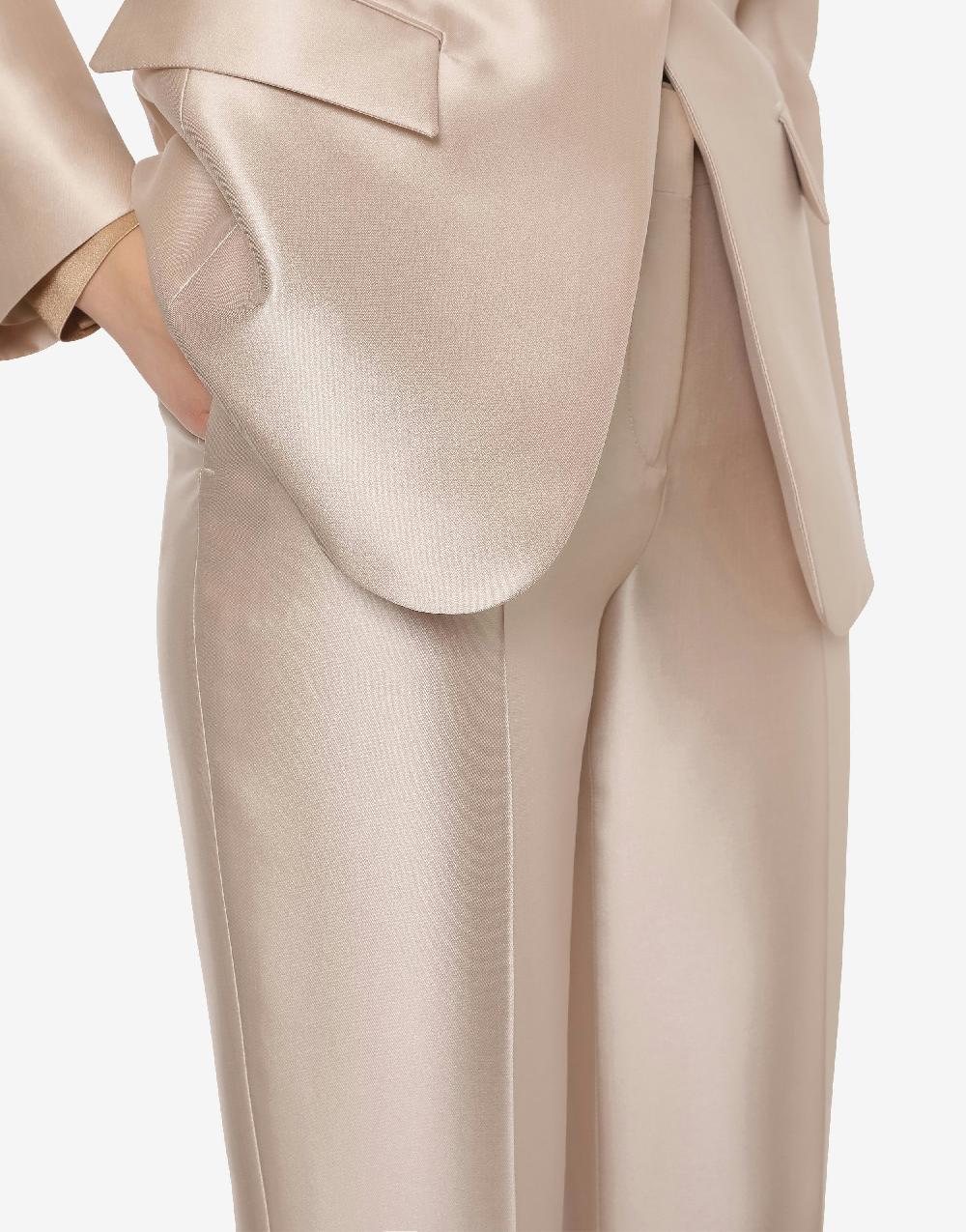 Alberta Ferretti Pantalone in mikado Cocktail Acquista Ora