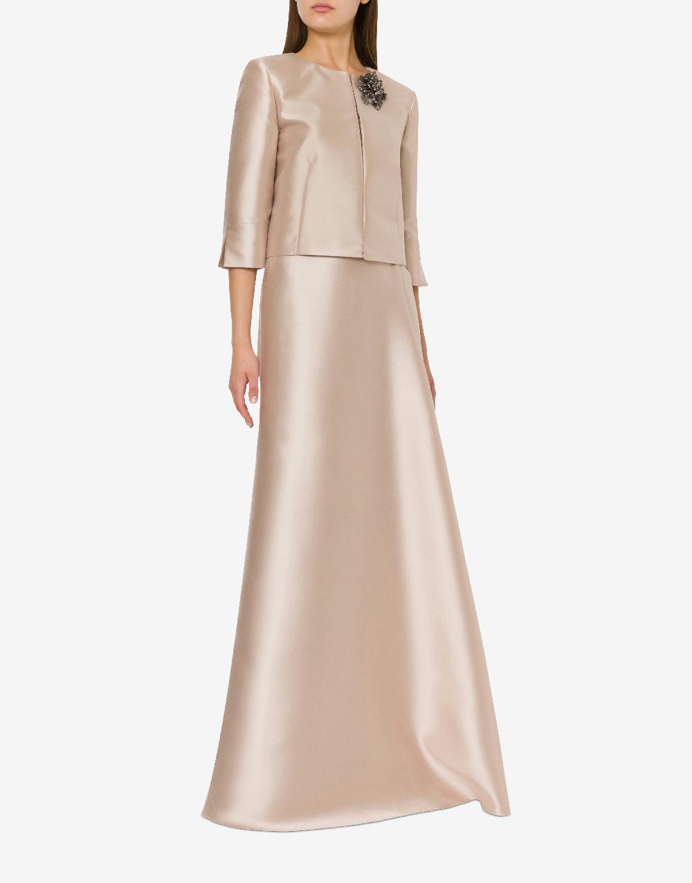 Alberta Ferretti Gonna lunga in mikado Promozione Limitata