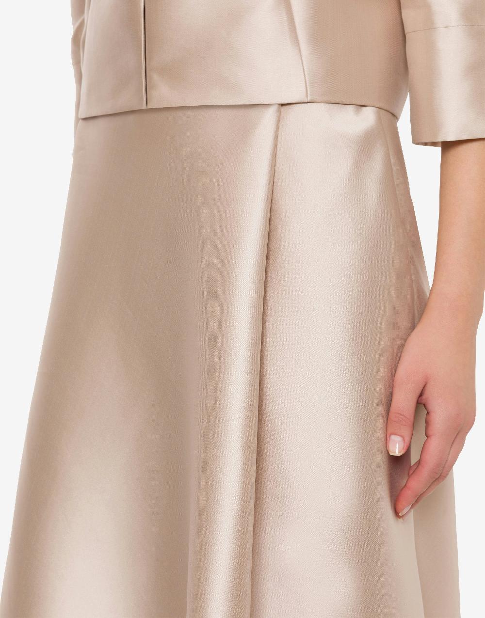 Alberta Ferretti Gonna lunga in mikado Promozione Limitata