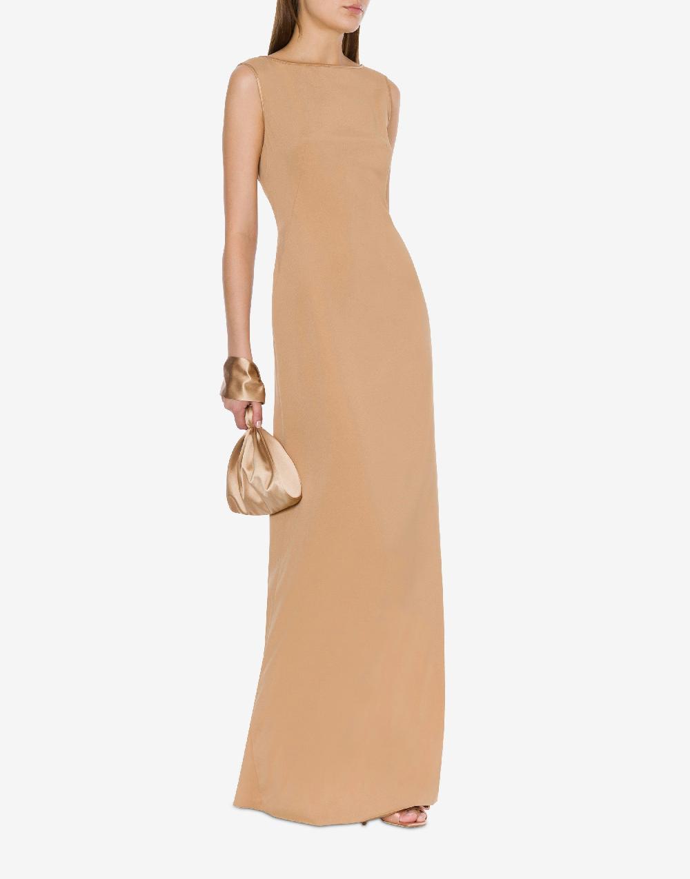 Alberta Ferretti Abito lungo in enver satin Fino Al -60%
