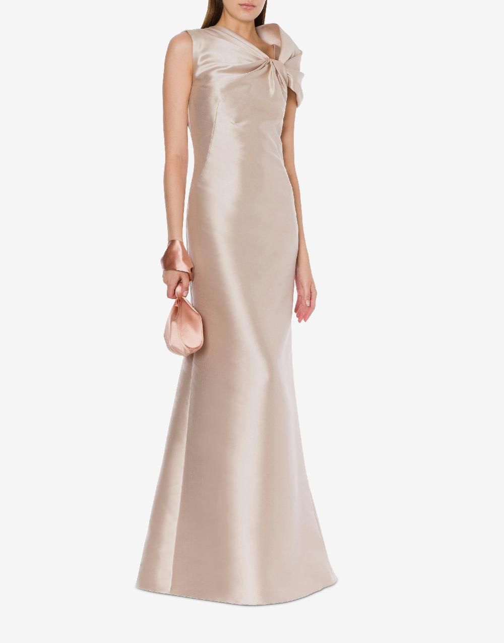 Alberta Ferretti Abito lungo in mikado Cocktail Shopping Online