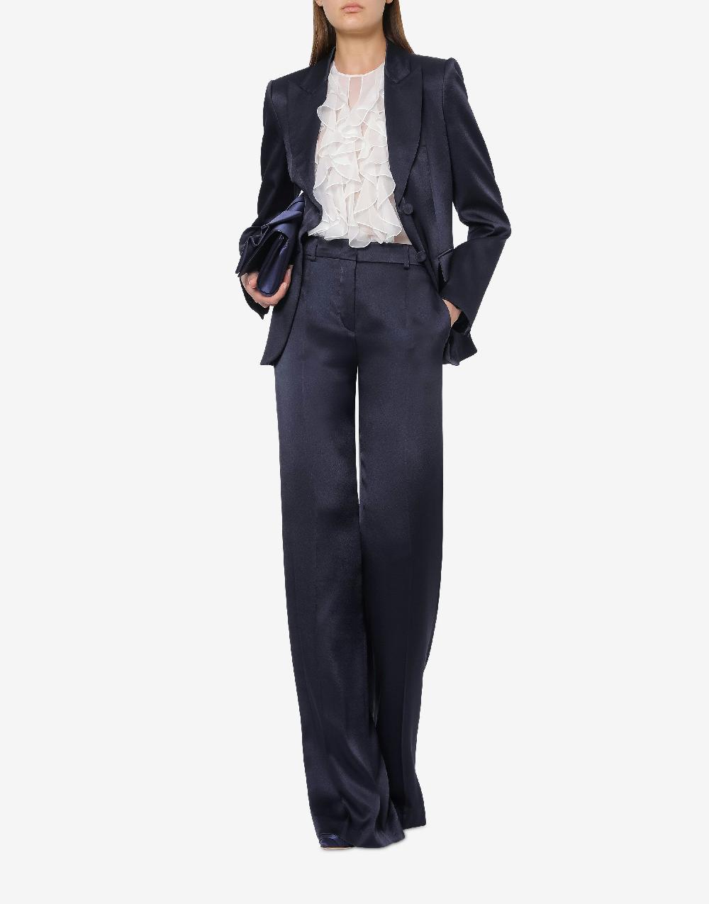 Alberta Ferretti Pantalone in raso Cocktail Novità