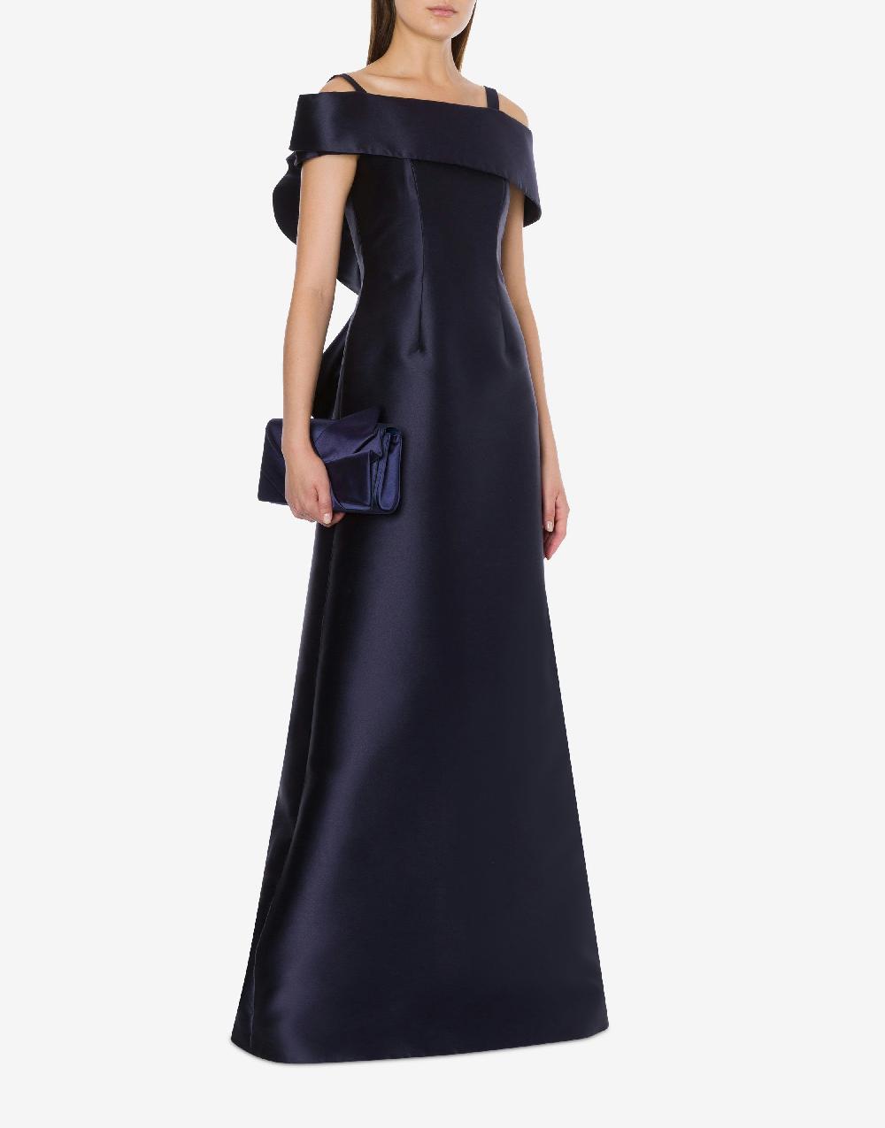Alberta Ferretti Abito in mikado Cocktail Presa