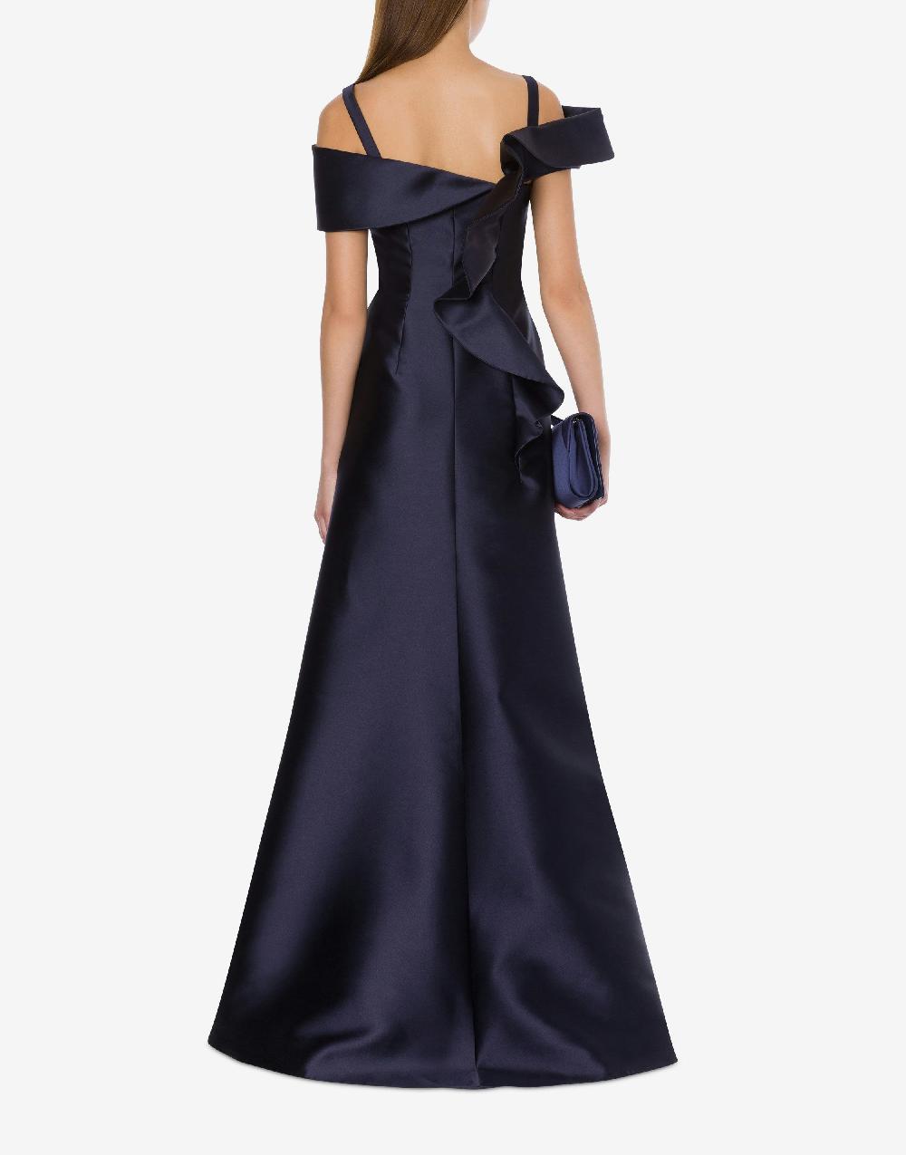 Alberta Ferretti Abito in mikado Cocktail Presa