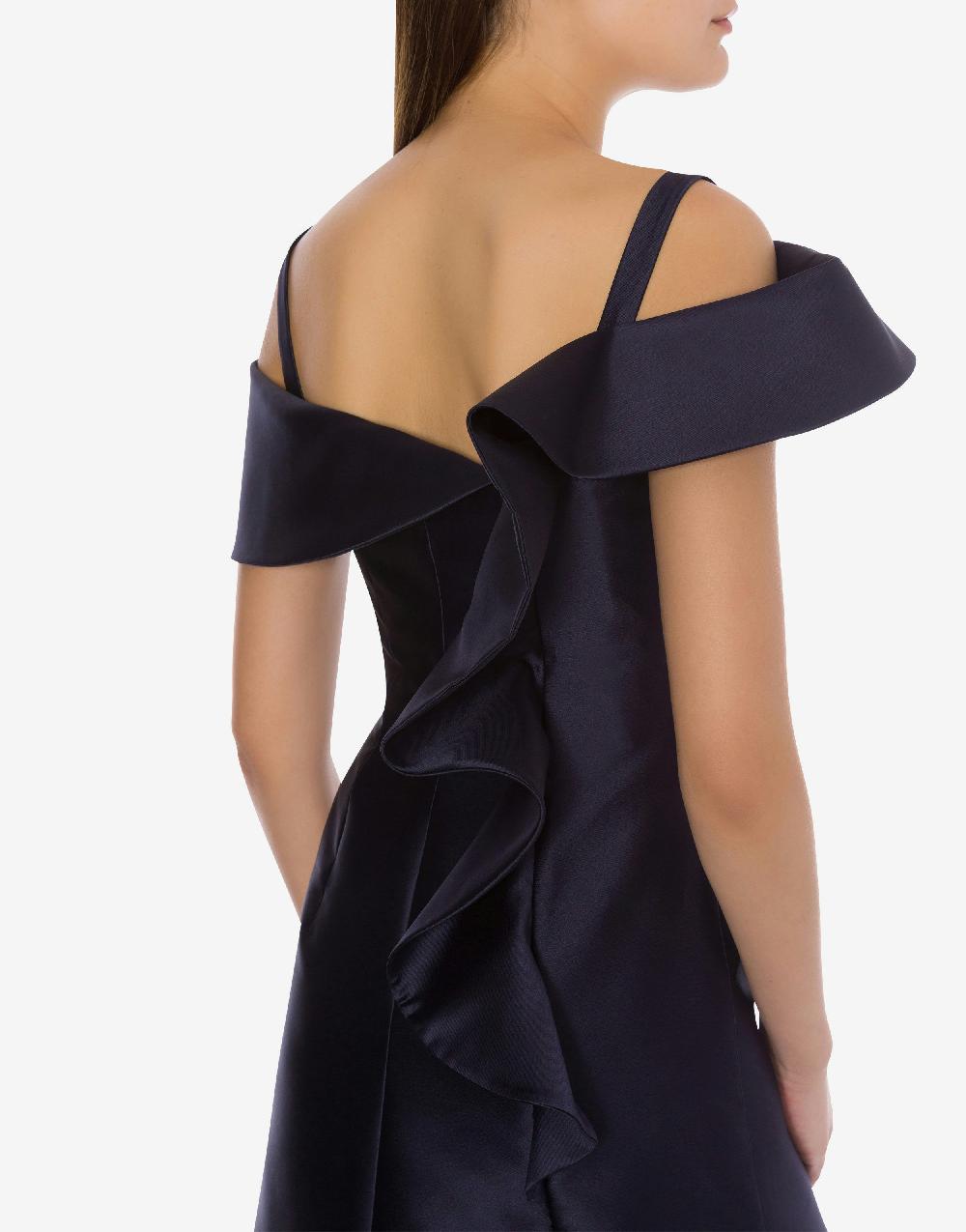 Alberta Ferretti Abito in mikado Cocktail Presa