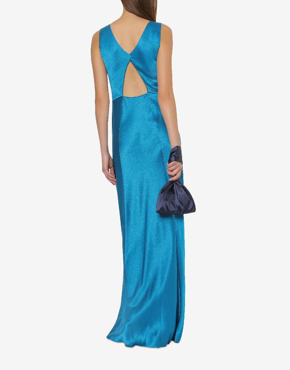 Alberta Ferretti Abito in raso con cut-out Cocktail Outlet