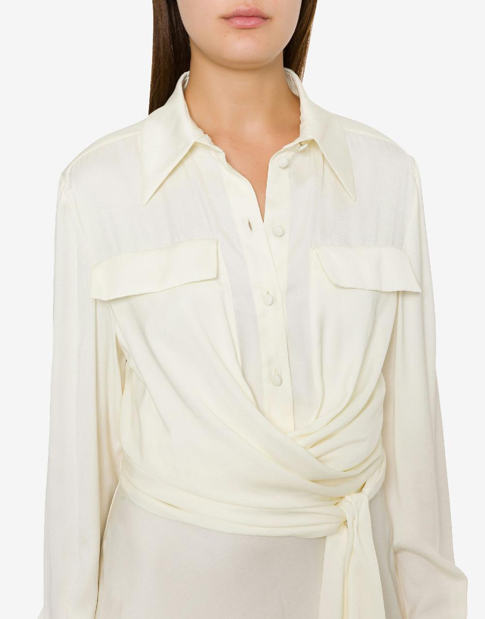 Alberta Ferretti Abito in misto viscosa fluido Vendite Flash