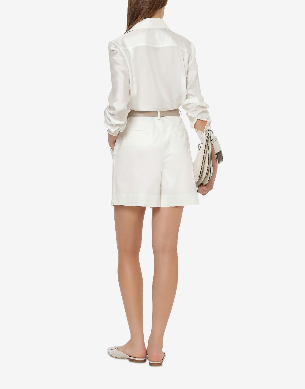 Alberta Ferretti Short in tela di cotone stretch Spedizione Gratuita
