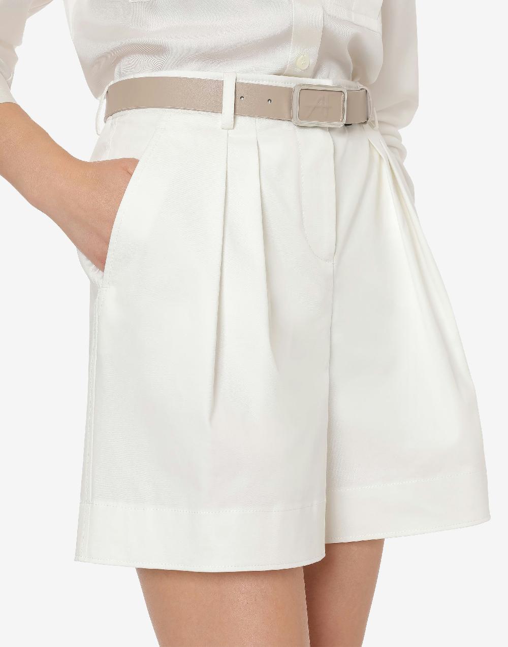 Alberta Ferretti Short in tela di cotone stretch Spedizione Gratuita