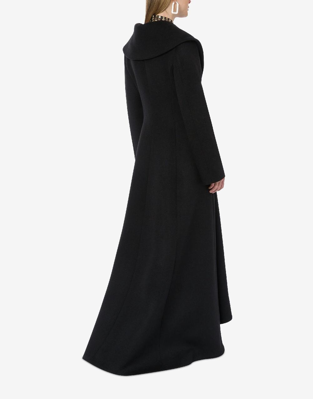Alberta Ferretti Cappotto in panno di lana e cashmere Qualità Garantita