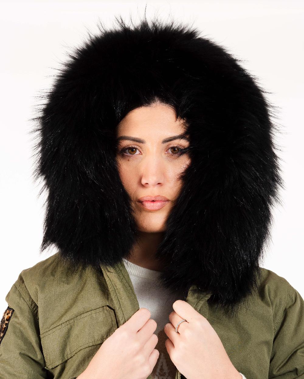 Alessandra chamonix CAMILLE MILITARY BLACK / PARKA Pezzi Unici