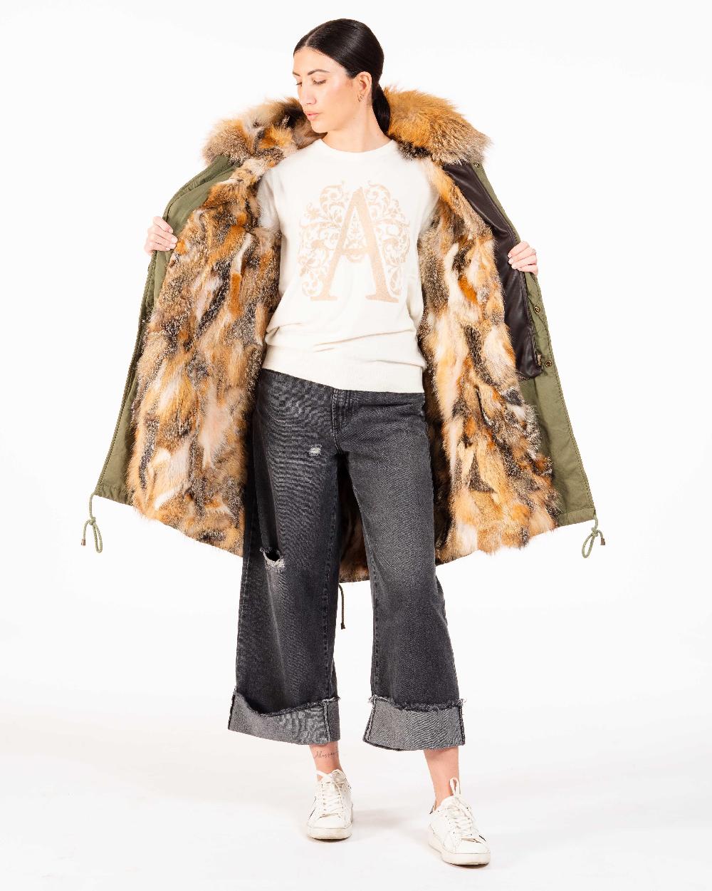 Alessandra chamonix CAMILLE MILITARY BEIGE / PARKA Soddisfazione Garantita