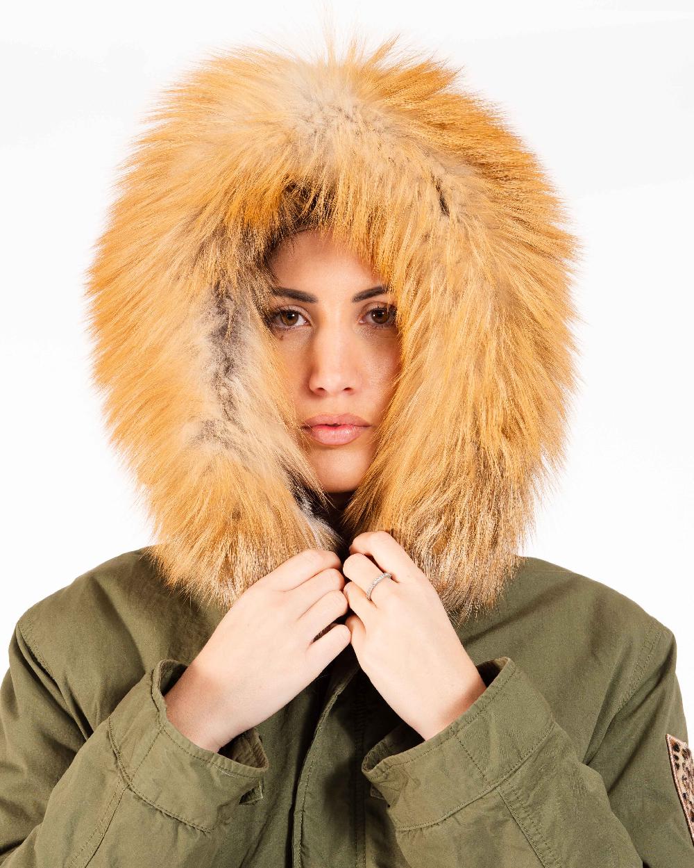 Alessandra chamonix CAMILLE MILITARY BEIGE / PARKA Soddisfazione Garantita