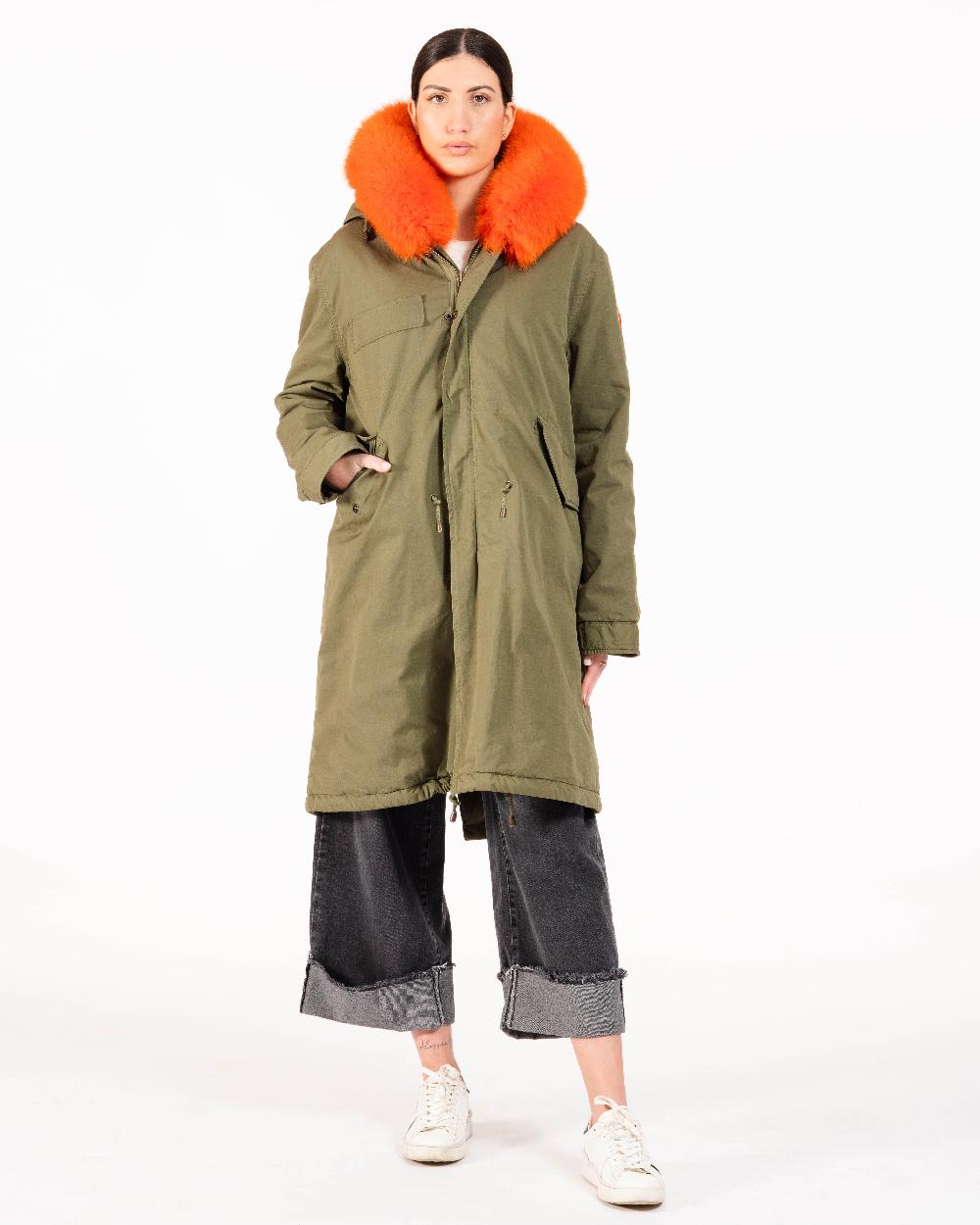 Alessandra chamonix AMANDINE MILITARY ORANGE / PARKA Acquista Ora