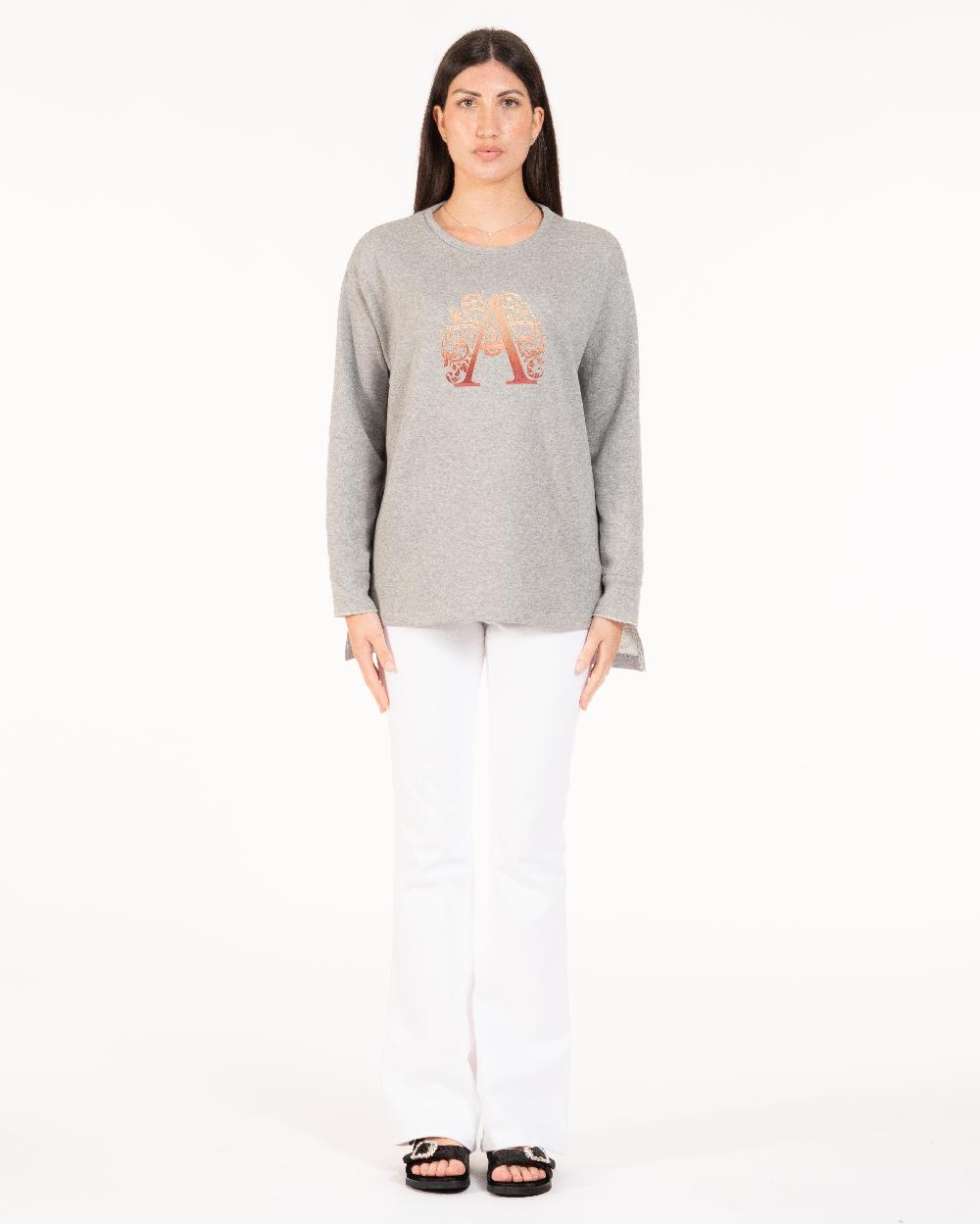 Alessandra chamonix FLORA GRIGIO - BEIGE/ FELPA Saldi Di Fabbrica