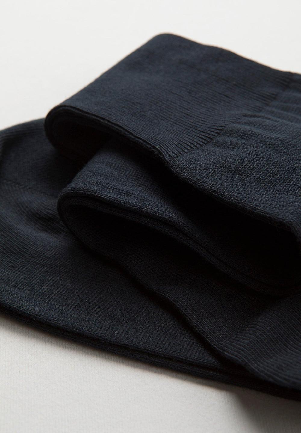 Angelico Calza blu unita cotone Moda