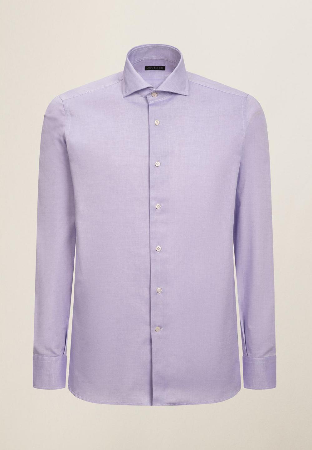 Angelico Camicia glicine oxford cotone slim fit