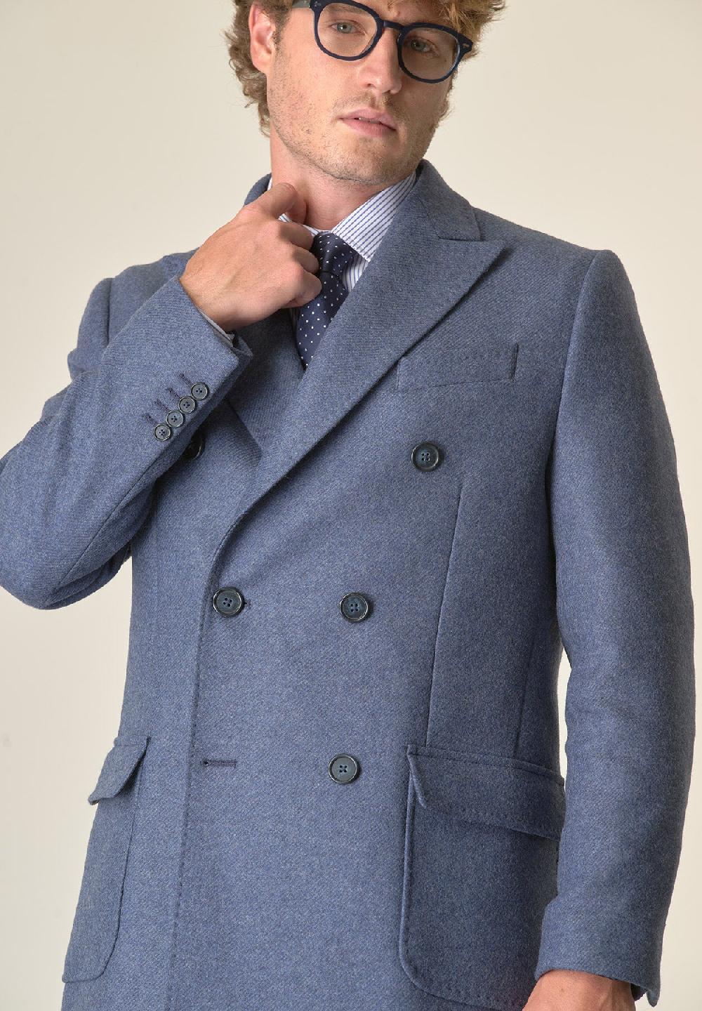 Angelico Cappotto avio doppiopetto melange Offerte