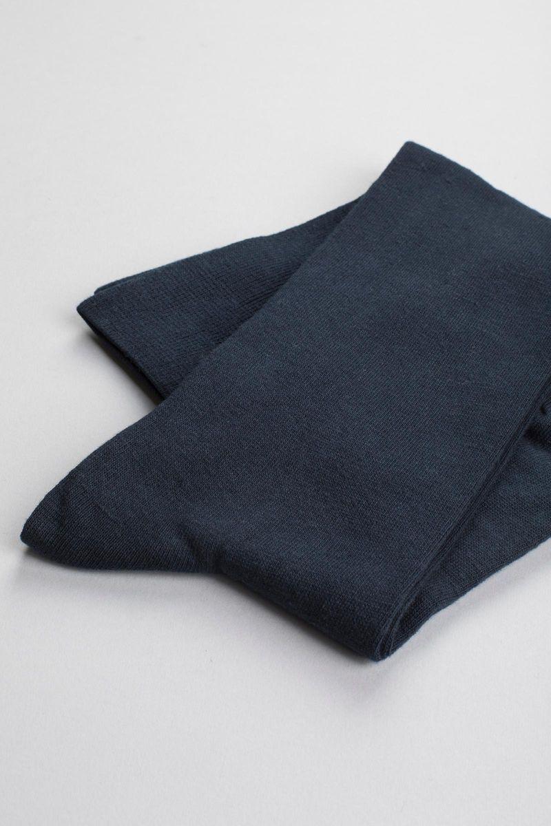 Angelico Calza blu caldo cotone lunga Fino Al -60%
