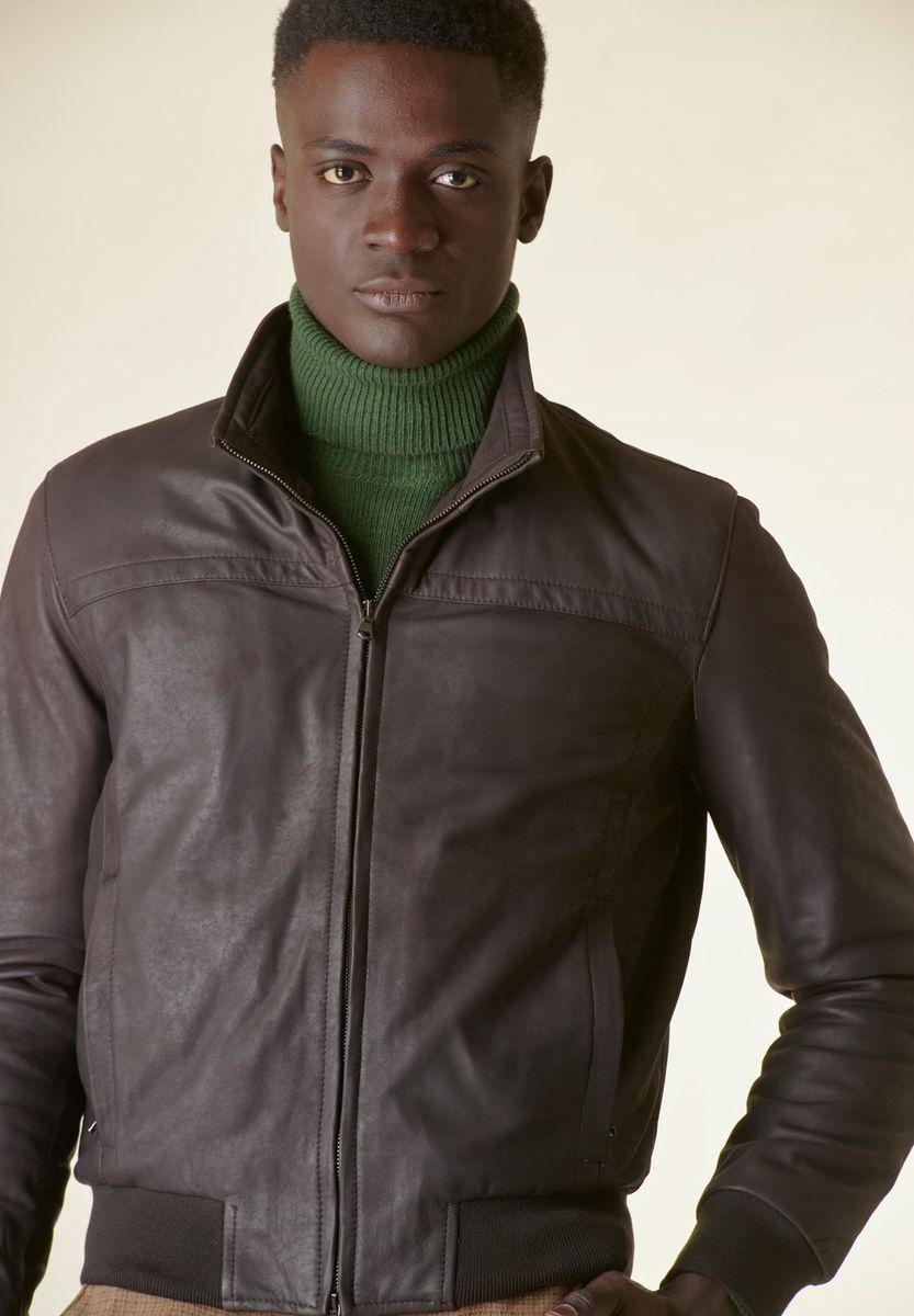 Angelico Bomber moro nabuck imbottito Sconto