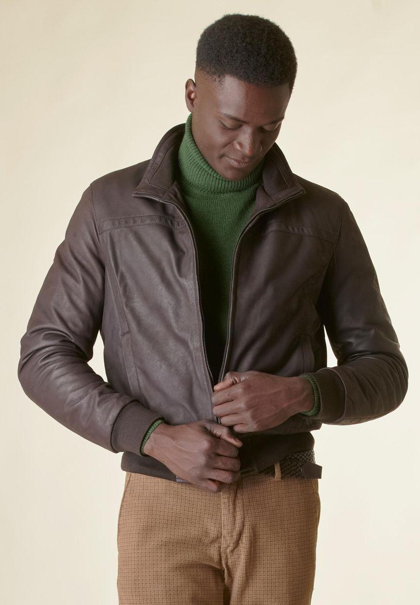 Angelico Bomber moro nabuck imbottito Sconto