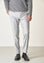Angelico Pantalone grigio chiaro flanella lana vergine custom fit Offerte