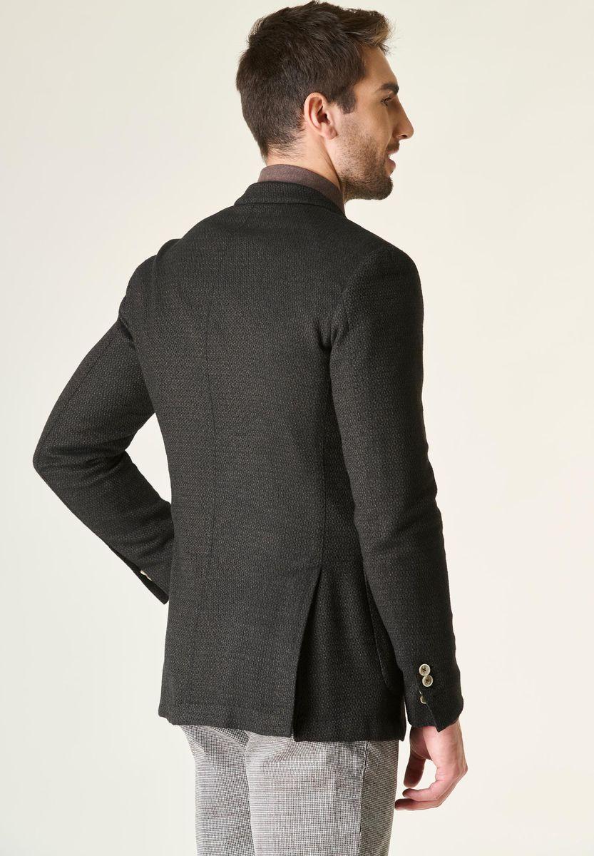 Angelico Giacca moro cotone-lana sfoderata armaturata custom Hotsell