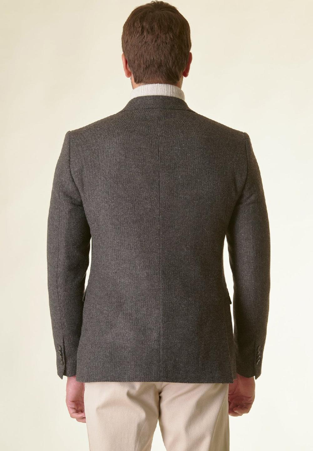 Angelico Giacca Moro tweed operata foderata custom 2025