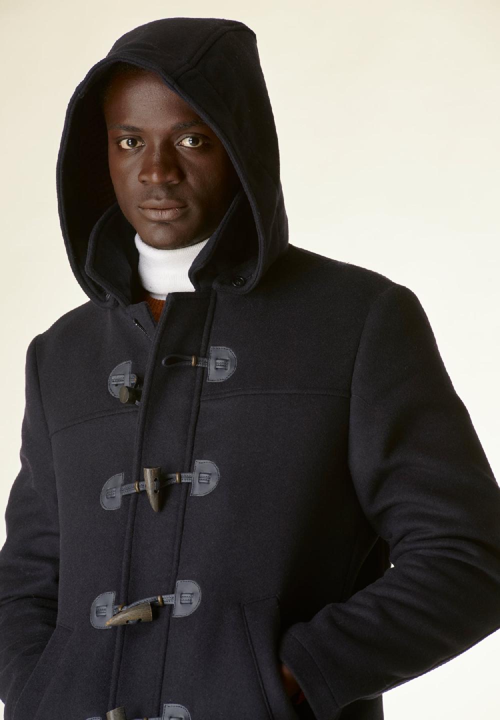 Angelico Montgomery blu misto lana Italia