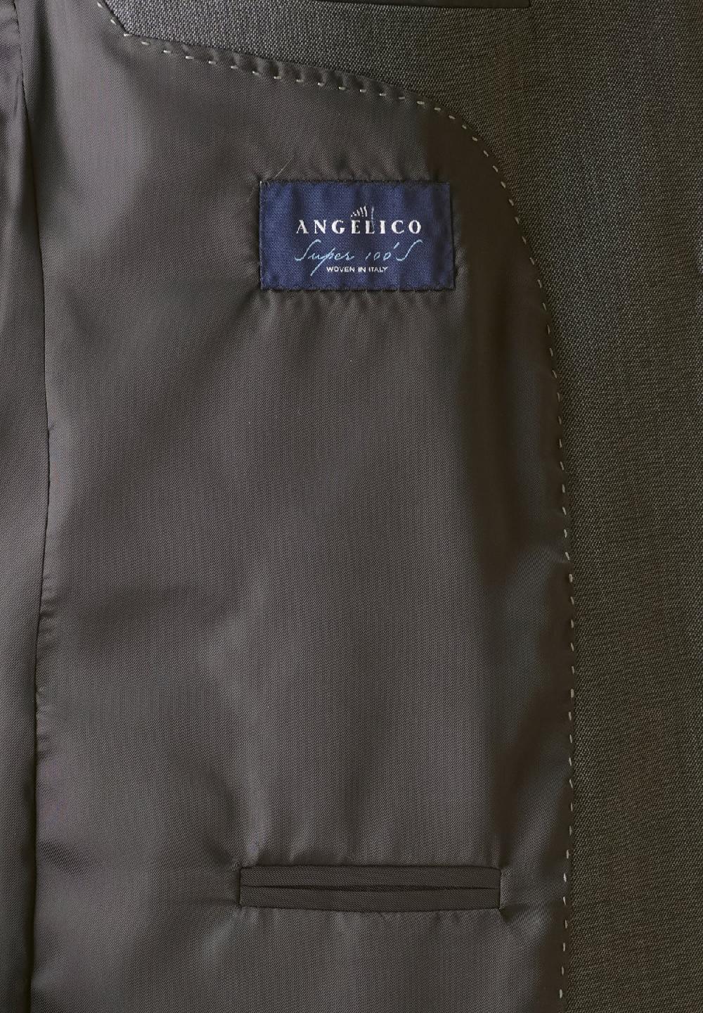 Angelico Abito grigio sallia di lana 100s comfort fit corto 2025