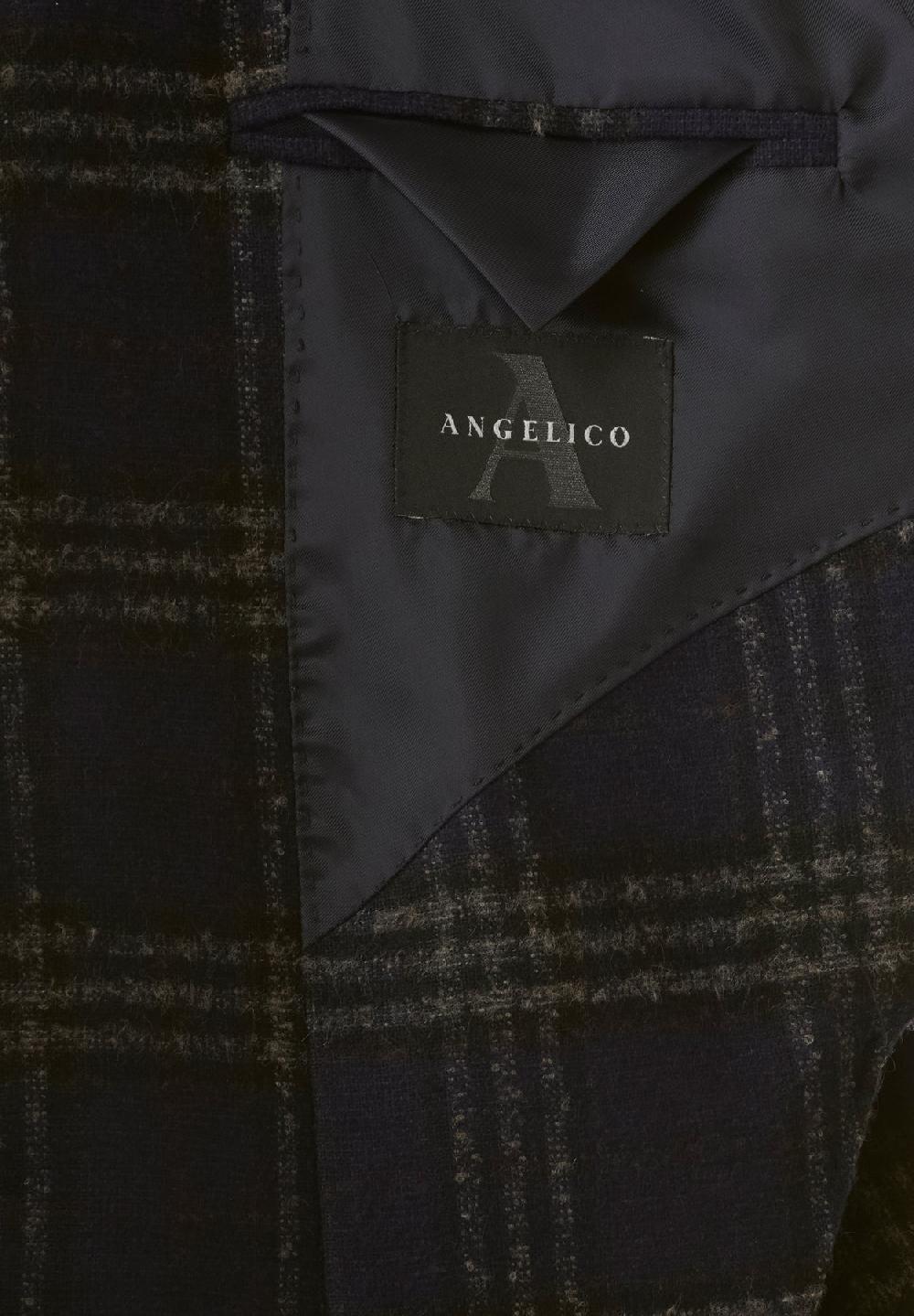 Angelico Giacca blu galles decostruita Shopping Online
