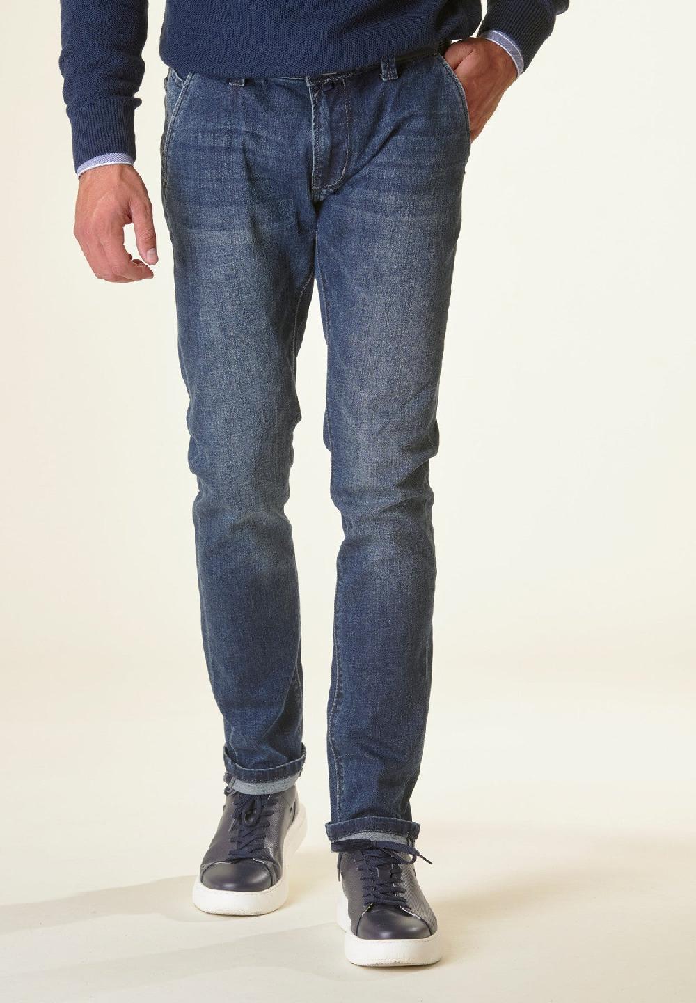 Angelico Jeans Custom tasche America Delave In Linea