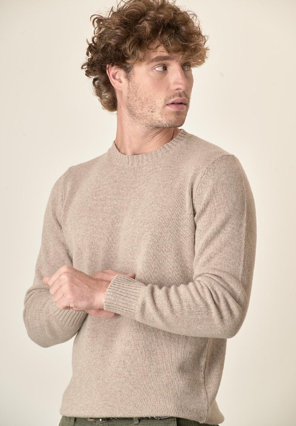 Angelico Girocollo naturale puro cashmere 2025