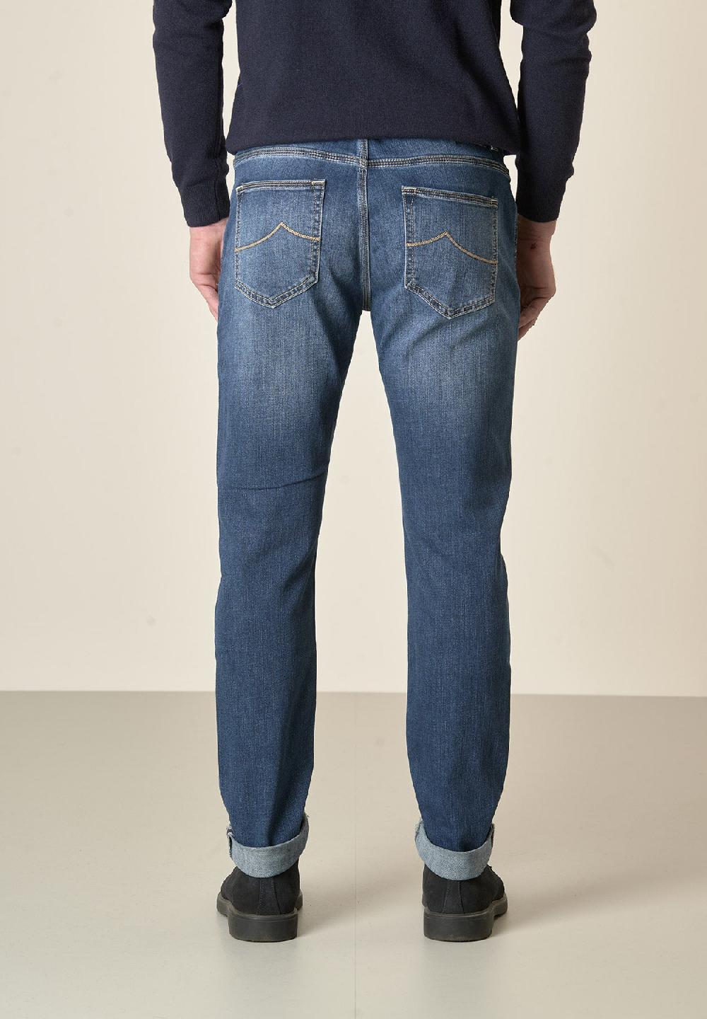 Angelico Jeans medio 5 Tasche cotone stretch slim fit Promozione