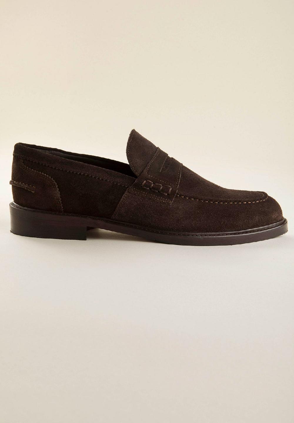 Angelico Mocassino moro scamosciato pelle Promozione Limitata