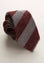 Angelico Cravatta bordeaux grigio regimental effetto lana Vendita Calda