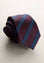 Angelico Cravatta blu bordeaux regimental effetto lana Qualità