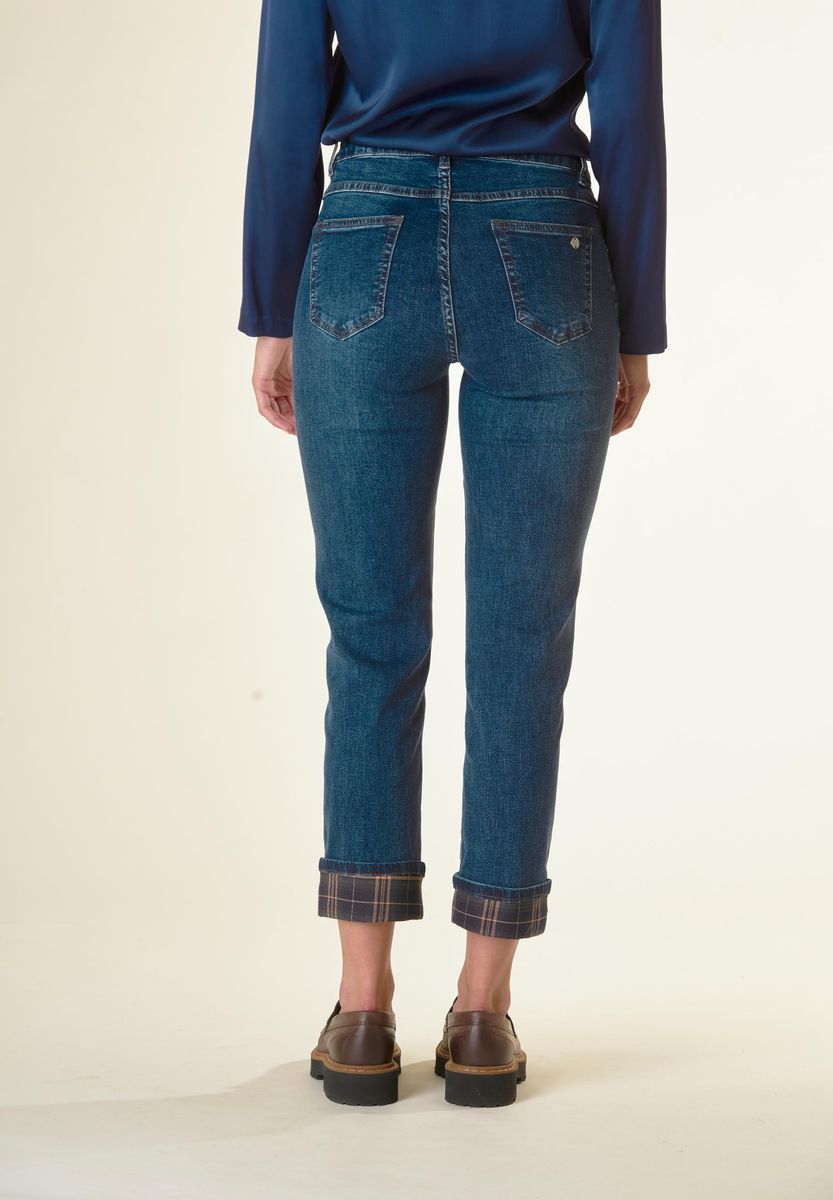 Angelico Jeans risvolto Galles Saldi