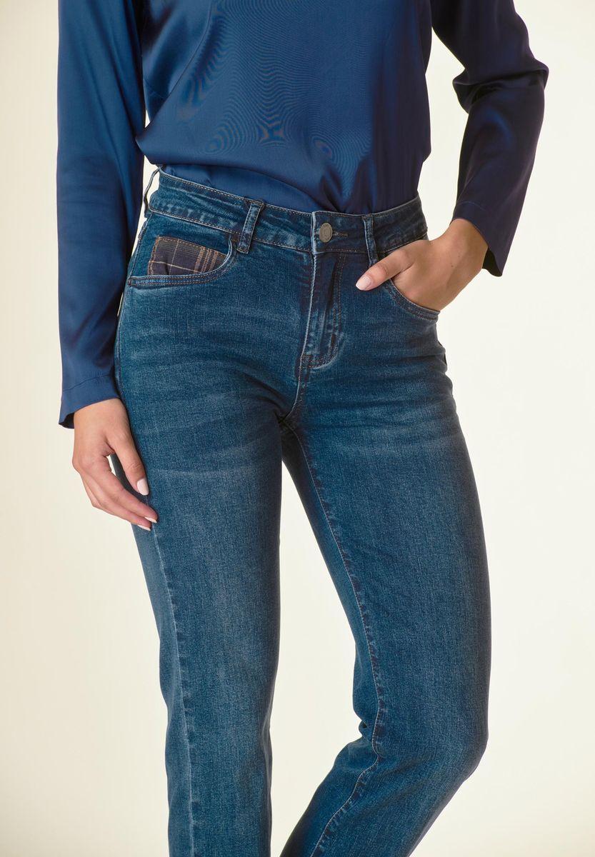 Angelico Jeans risvolto Galles Saldi