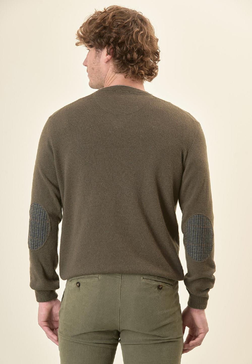 Angelico Scollo V verde militare toppe Presa
