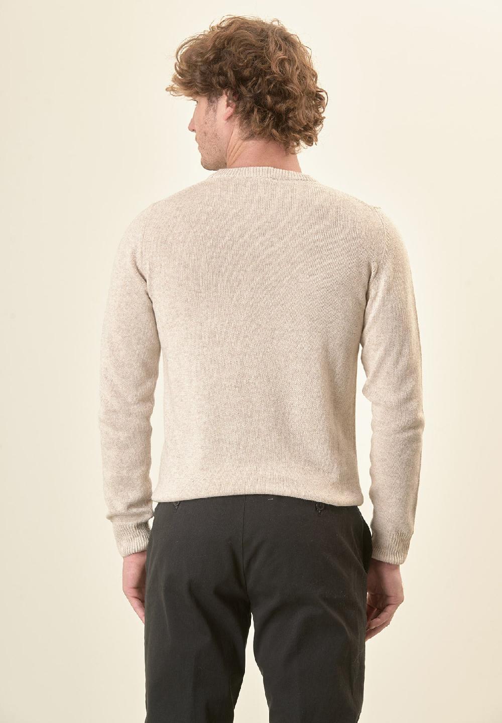 Angelico Girocollo naturale misto cashmere Online
