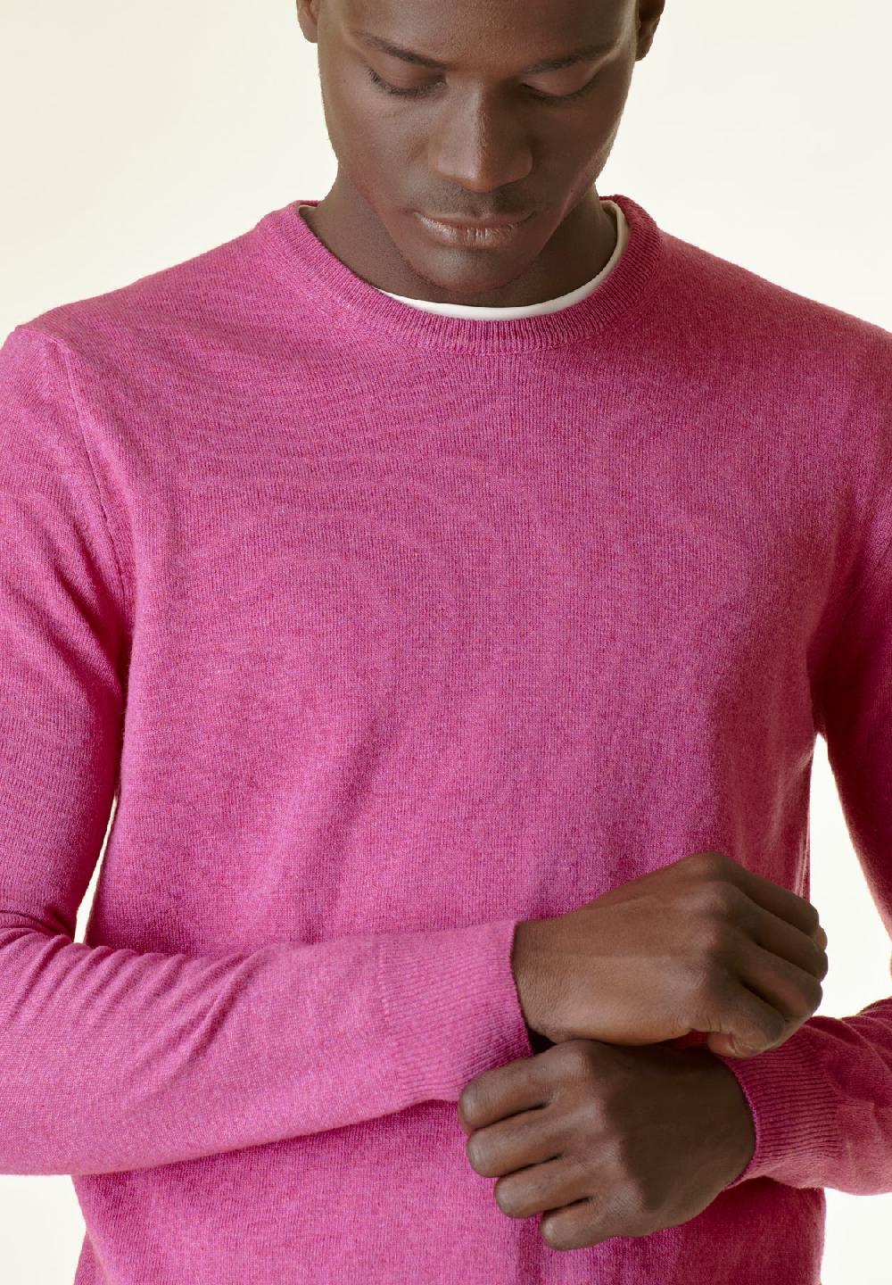 Angelico Girocollo rosa antico misto-cashmere 2025