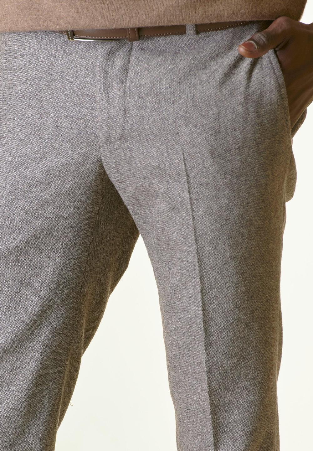 Angelico Pantalone moro sale-pepe lana custom Qualità