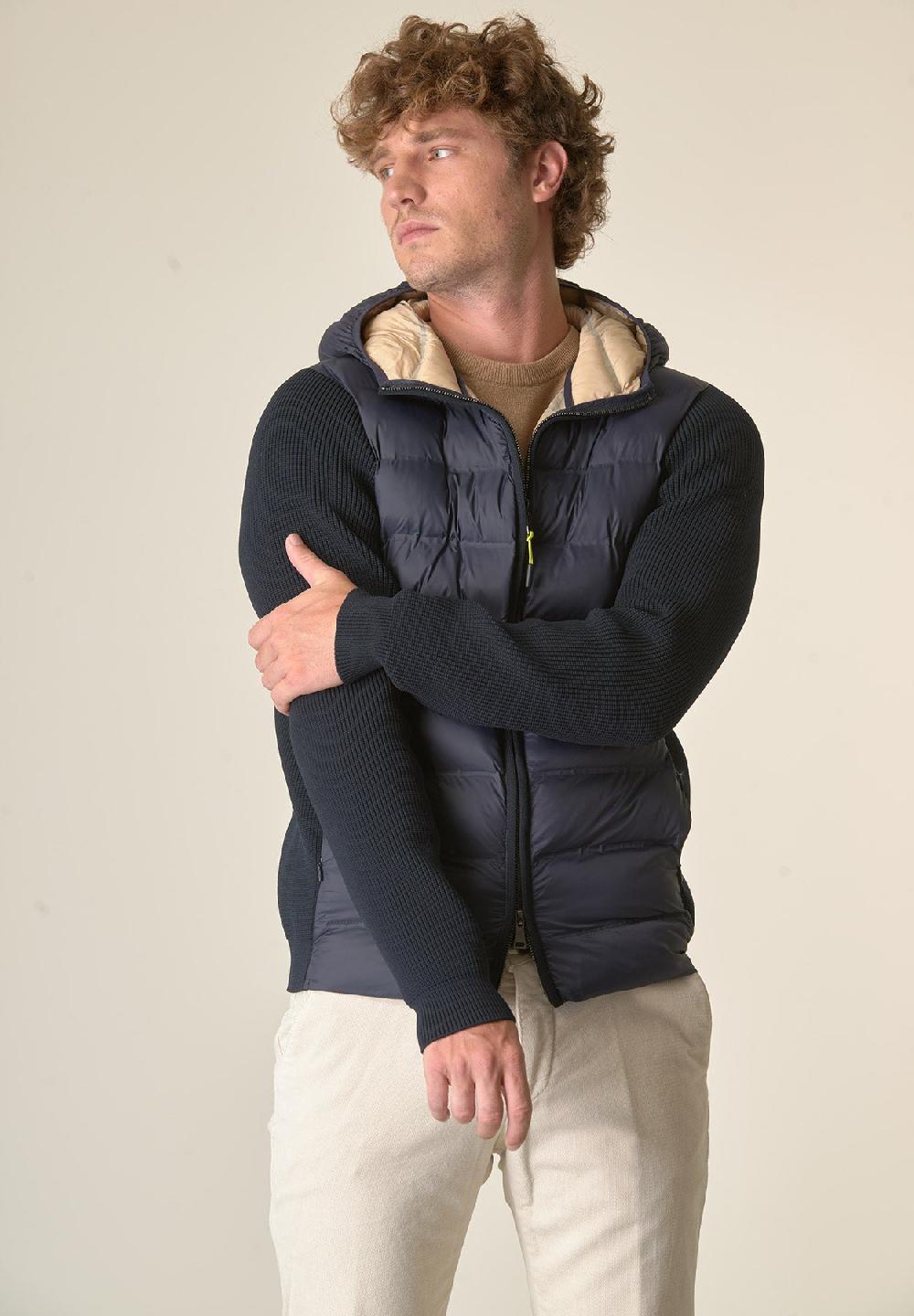 Angelico Giubbotto blu maniche maglia Convenienza